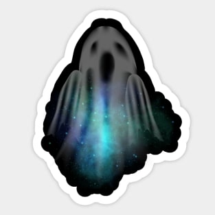 Galaxy ghost Sticker